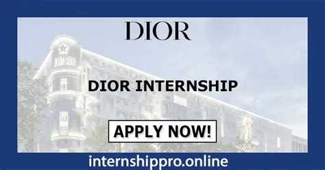 dior summer internship 2024|dior internship summer 2024.